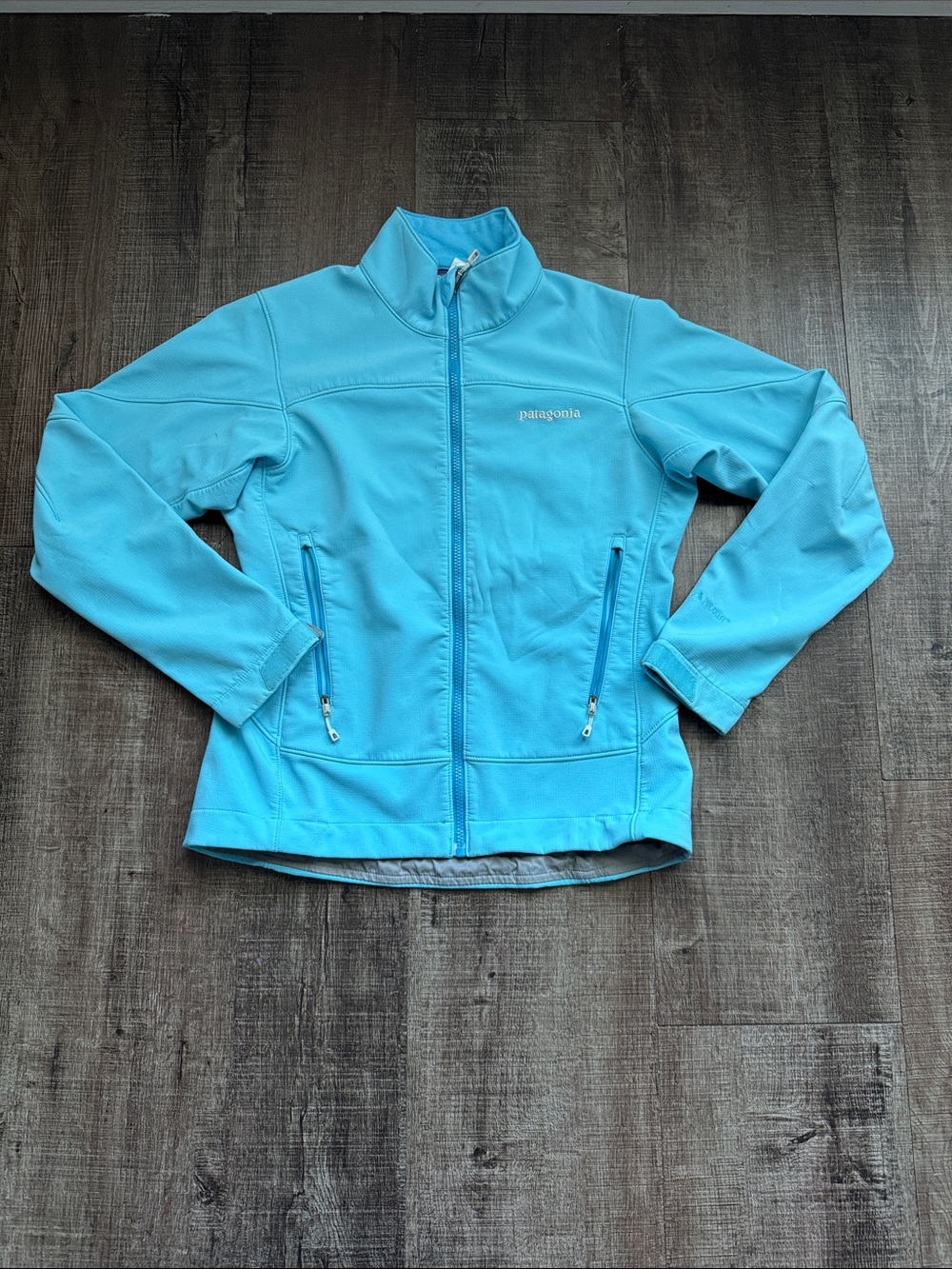 Patagonia Light Blue Full-Zip Jacket